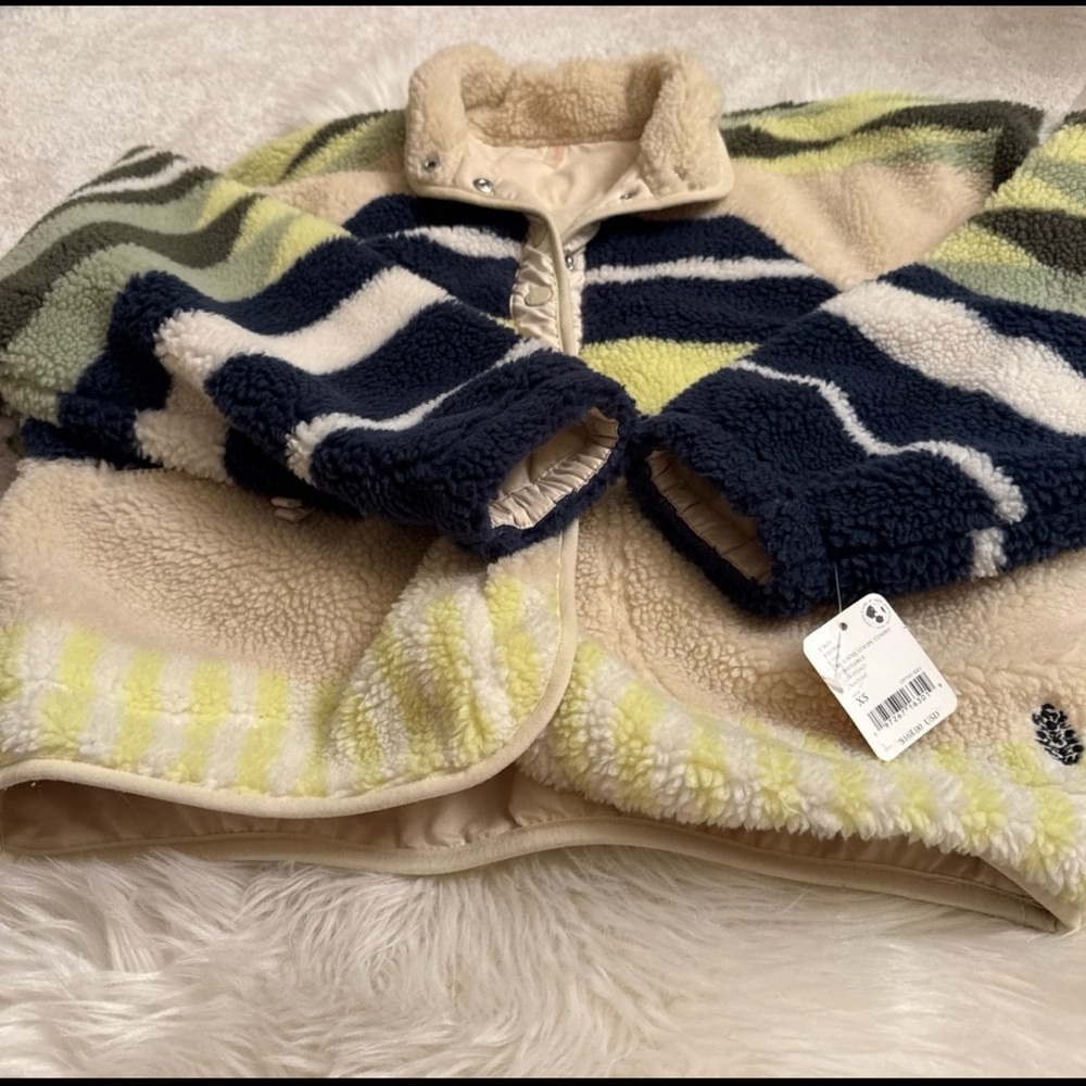 NEW Free People Hit The Slopes Jacket Fielding Stripe Combo, XS - Picture 8 of 12